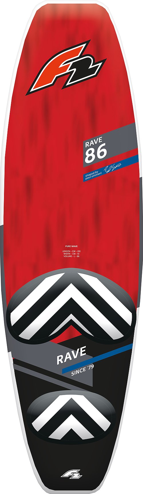 F2 Rave Stubby Onshore Thruster Waveboard 2022