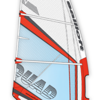 Sailloft Quad 2024 Wavesegel Orange/Weiss
